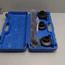 Universal 4 Piece Steering Rack Tie Rod End Joint Removal and Installation Tool Set Compatible with 30 to 45mm Sizes