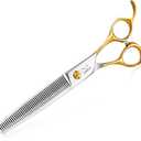 JASON 7.5" Thinning Shears for Dogs 40-Teeth Dog Grooming Blending Shear Professional Pet Thinners Blender Scissors Trimming Kit for Groomers Christmas Gift