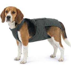 IDOMIK Reusable Female Dog Diapers, Washable Dog Period Diapers with Adjustable Suspenders, Leakproof Escape-Proof Sanitary Panties for Dogs in Heat Cycle, Incontinence, or Senior Dogs,Grey,M