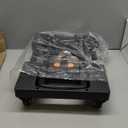 Folding Hand Truck 500lbs, Portable Heavy Duty Dolly Cart, 6 Wheels Collapsible Luggage Cart with 2 Elastic Ropes - Compact Trolley Cart for Easy Moving - Ideal Hand Cart for Travel and More (1.70, Black)