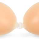 Strapless Sticky Adhesive Bra Invisible Push up Reusable Silicone Off Backless Viscous for Women Dress