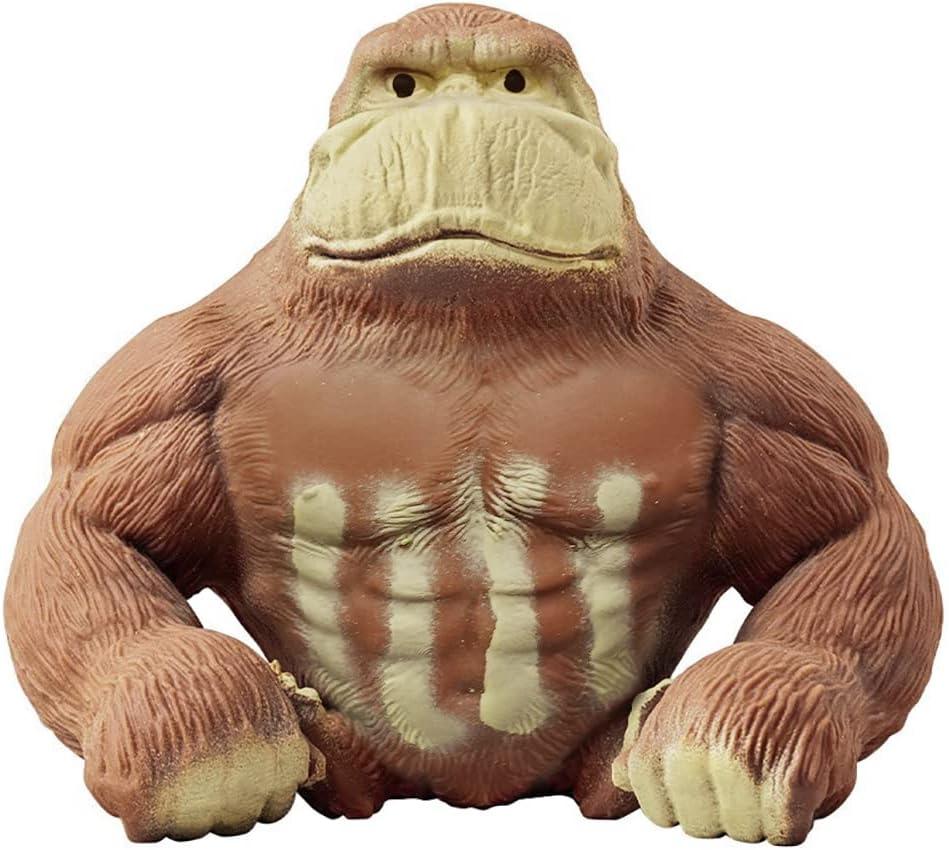 Squishy Monkey Toy, Stretch Gorilla Toy, Decompress and Stretch Stress Relief Toys, Cute as Animal Toys, Stretchy Gorilla Action Figure for Kids Child Boys Girls