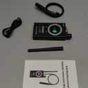 Hidden Camera Detectors, Anti Spy Camera Finder, GPS Tracker Detector, Hidden Devices Detector for Airbnb, Hotels, Bathroom, Home, Office (Black)