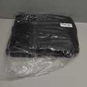 NICETOWN Pitch Black Solid Thermal Insulated Grommet Blackout Curtains/Drapes for Bedroom Window (2 Panels, 42 inches Wide by 63 inches Long, Black)