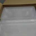 IRIS USA 6-Pack Storage Bins with Lids, 6 Quart - Crystal Clear, Shoe Boxes Stackable Containers Organize Shoes Closet Shelves, Teacher Tools Classroom Organization, Game - BPA-Free Plastic