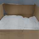 Pacific Coast Goose Feather Down Comforters Twin Size, 100% Cotton Extra Fluffy White Duvet Insert, Soft, Breathable, All Season Hotel Luxury Bedding Comforters, 8 Corner & Center Loops (68"x90")