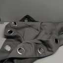 NICETOWN Grey Kitchen Blackout Short Curtain Panels for Bedroom, 45 Inch Long Thermal Insulated Grommet Top Blackout Draperies and Drapes (2 Panels, W42 x L45 -Inch, Grey)