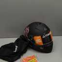 TRIANGLE Dual Visor Motorcycle Helmet Full Face Helmets with tinted sunshield DOT Approved(Large, Pink)