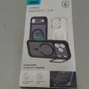 ESR for iPhone 17 Pro Max Case with Stash Stand, Camera Control Cover Compatible with MagSafe, Military-Grade Drop Protection Magnetic Phone Case, Scratch-Resistant Back Cover,Clear Black