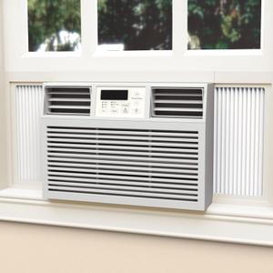 GCGOODS Window AC Side Panels with Double Layer, Insulation Window Air Conditioner Side Panel Kit, Adjustable Fits Up to 17 inch H x 10 inch W, 2 Pack