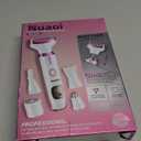 Electric Shaver Razors for Women - 5 in 1 Bikini Trimmer for Women Body Hair Trimmer Facial Hair Removal Cordless Rechargeable Body Shaver for Face Chin Arms Underarm Legs Arms Eyebrow