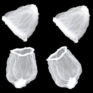 100PCS Kitchen Sink Beam Strainer Set 9x6cm White Disposable Kitchen Bathroom Sink Outlet Dishwashing Drain Outlet Anti Clogging Cleaning Floor Drain Screen