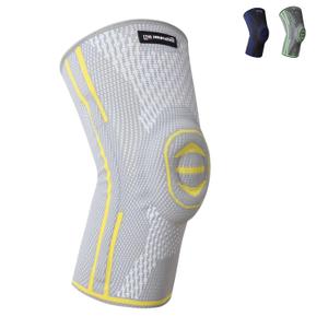 The Innovative Knee Support with Patella Gel Pad & Spring Stabilizers – Non-Slip Knee Sleeve for Men & Women, Perfect for Arthritis, Meniscus Tear, ACL, Joint Pain Relief & Sports Recovery (Gray Yellow, XL)