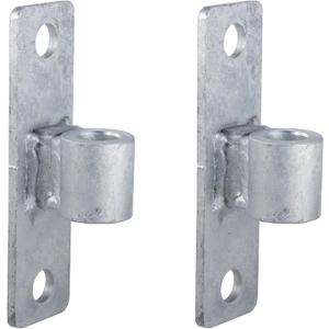 Gate Hinge Wall Mount Gate Hinge for 5/8'' Pin Chain Link Fence Post Hinge (2 Pcs)