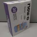 NEWE Duster Refills 20 PCS with Handle Compatible with Swiffer, 360 Degree Heavy Duty Dusting Kit with 4X Microfibers, Multi-Surface Dust Removing Tool for Cleaning Blinds Bookshelf Furniture