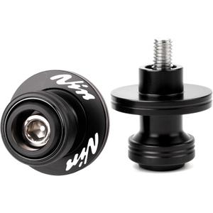 Compatible with Ninja 650 2025 Ninja 500 SE Ninja 400 NINJA 1000 SX 2017-2025 2026 ZX6R 636 ZX10R ZX-4RR ZH2 CNC Motorcycle Swingarm Spool Sliders Stand Screws (Black)