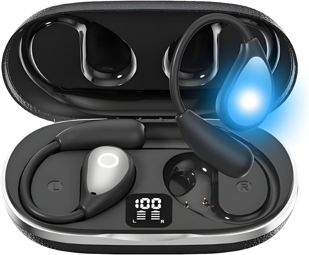 AI Real-Time Translation Earbuds, 144 Languages & Accents, 0.5s Fast Response, 98% Accuracy Language Translator Device for Travel, Business & Learning, Wireless Bluetooth Translator Headset