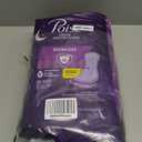 Poise Overnight Incontinence & Postpartum Pads for Bladder Leaks, 8 Drop Extra Coverage, 36 Count (Long)