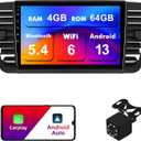 4+64G Android 13 Double Din Car Stereo for Subaru Legacy Outback 2005-2009 with 9 Inch Touchscreen Radio Built-in Wireless Carplay/Android Auto/GPS/Bluetooth/FM/Steering Wheel Controls/Backup Camera
