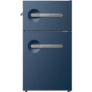 Frigidaire, 3.1 Cu. Ft. 2 Door Retro Series Compact Refrigerator, Built-In Side Bottle Opener, Blue