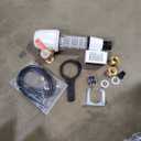 VEVOR Auto Flush Sediment Filter, 36 GPM Spin Down Water Filter with Touch Screen, 6Th Gen Backwash System, Bi-Side Scraper, 360 Install Whole House Pre Filter, Pressure Gauge, 1" MNPT, 3/4" FNPT