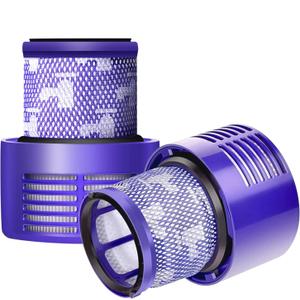 V10 Filter Replacement for Dyson V10 Cyclone Series, V10 Absolute, V10 Animal, V10 Total Clean, Replace Part No. 969082-01,2 Pack Filters 