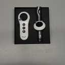 2-in-1 Dog Shock Collar & Dog Bark Collar - Smart Anti Barking Dog Training Collar with 5 Adjustable Sensitivity & 3300FT Remote for All Breeds IP67 Waterproof Rechargeable E-Collar (White)