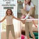 Girls' Capri Pants 5-14 Years | Drawstring Capris, Cropped Sweatpants, Kids Pants, Workout, Summer, Casual, with Pockets
