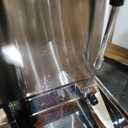 AMZCHEF Espresso Machine With Grinder, 190-201 Temp Control Coffee machine with 44 Grind Setting, Milk Frother, Touch Screen, Cold Brew, Sliver