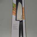 KitchenAid Classic Santoku Knife with Custom-Fit Blade Cover, 7-inch, Sharp Kitchen Knife, High-Carbon Japanese Stainless Steel, Black