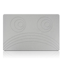 zzsbrm Stone Bath Mat,Non Slip, Super Absorbent Quick Drying Bathroom Floor Kitchen Counter, Diatomaceous Earth Shower Mat, Easy to Clean (23.6"x15.4" - White)