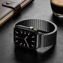 Magnetic Mesh Loop Band Compatible with Apple Watch Band 49mm 46mm 45mm 44mm 42mm 40mm 41mm 38mm Men Women, Stainless Steel Adjustable Metal Strap for iWatch Series 10 9 8 7 6 5 4 3 2 1 Ultra SE