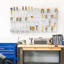 TORACK Garage Tools Organizer Boards Kit with Hooks, Grey