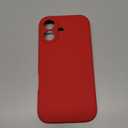 LOVE 3000 Designed for iPhone 17 Case, Premium Silicone [Compatible with Magsafe][Soft Anti-Scratch Microfiber Lining] Shockproof Protective Phone Case for Men Women 6.3", Red