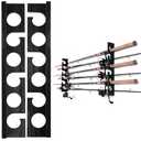Ghosthorn Fishing Pole Rod Racks Wall or Ceiling Mounted Fishing Pole Rod Holders for Garage Storage Organizer Fishing Gear Equipment for Men Women