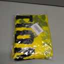 2 x 12 Pcs Large Halloween Leaf Bags Biohazard Halloween Decorations Halloween Trash Bags for Leaves Plastic Yard Lawn Waste Bag Scientist Biohazard Bag Outdoor Biohazard Zombie Party Decorations (Yellow)