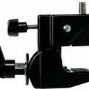 Tablet Pole Clamp CTA Heavy-Duty Security Pole Clamp For iPad 10th Gen 10.9" - iPad 7/8/9 Gen 10.2- iPad Air 4 - iPad Pro 12.9- Galaxy Tab - Surface Pro 7 - Zebra Tablets & More - Black (PAD-HPCS)