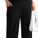 PRETTYGARDEN 2 Piece Lounge Sets for Women Summer Airport Travel Outfit 2026 Casual Matching Spring Clothes Track Sweat Suits (Black, L)