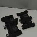 Roll Bar Grab Handles Grip Handle for Jeep Wrangler JK JKU JL JLU TJ YJ Sports Sahara Freedom Rubicon Unlimited Gladiator JT 1955-2023 UTV ATV Accessories Premium 550 Paracord (Black 2 Pack)