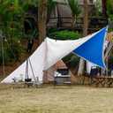 TICONN Heavy Duty Tarp Cover, Extra Thick Tarps Waterproof Tear and Rip Proof UV Resistant Tarpaulin with Reinforced Grommets and Edges (5.5 Mil, 6'x8')