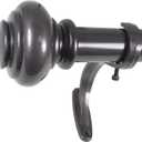Decopolitan 278656867 1-Inch Urn Single Window Treatment Rod Set, 36 to 72-Inch, Warm Bronze