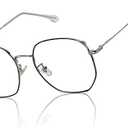 DUCO Blue Light Glasses for Women Men Computer Blue Ray Blocking Glasses Cute Retro Round Eyeglasses Frame 8217