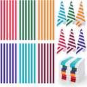 Peryiter 6 Pcs 72 x 36 Inch Oversized Beach Towels Set Quick Dry Pool Towels Absorbent Camping Travel Blankets Set for Women Men Bath Beach(Fresh Color,Stripe)