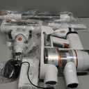 Tikom V500 Cordless Vacuum Cleaner for Home, 40000Pa/450W Stick Vacuum with LED Touch Screen, Charging Wall Dock, Anti-Tangle, Lightweight Handheld Vacuum for Pet Hair, Hard Floor, Carpet (Orange&white)