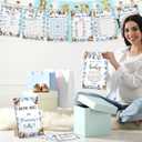 Funnymoom 426 Pcs Cowboy Baby Shower Games Set-8 Games, Includes Baby Shower Bingo, Price is Right, Guess Who, Word Scramble, Prediction and Advice, How Big is Mommy's Belly, Don't Say the Words