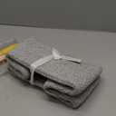 OIAHOMY Woven Basket, Gift Basket Empty with Gift Bags and Ribbons, Rope Baskets for Baby Showers, Storage Baskets with Handles for Nursery, Pet Toy Organizer - Grey (Medium: 13.5L*10W*6H)