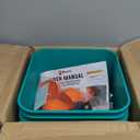 Automatic Chicken Feeder and Waterer Set(4 Buckets/2-3 gallons), Chicken Bucket Feeder Ports & Cup Waterer No Waste, Rain Proof Poultry Feeder, Avoid Small Animals, Suitable for Chicken, Duck, Turkey