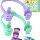 Stocking Stuffers for Teens Girls Boys: 2 Pack Thumbs Up Lazy Cell Phone Stand Hand Holder Funny Useful White Elephant Gifts for Adults Women Teen Girl Gifts Trendy Stuff Teenage Boys Girls Gift Ideas