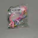 Kid swim goggles Age 3-8,Toddler Goggles No Hair Pull, Children Swimming goggles Fbric Strap (1pk - Jr Rainbow)