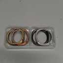 Seltureone 5+5 Pack Bling Case for Samsung Galaxy Watch 8 40mm Screen Protector, Hard PC Bumper Cover with Tempered Glass, All-around Shiny Rhinestone Case for Samsung Watch 8 40mm Only (Clear+Silver+Rose Gold+Pink+Black)